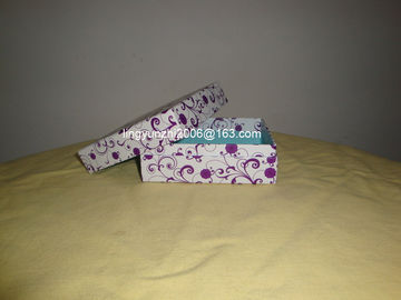 colored cardboard gift box in square shape, 2pc cardboard box, size in 124(L)*124(W)*54(H)mm