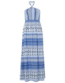 Factory Direct Sales Halter Maxi Dress Laddies Boho Long Dresses