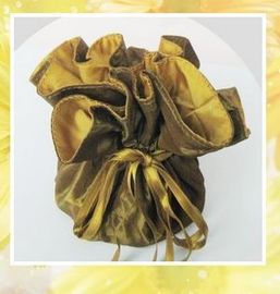 Eco-Friendly Satin Bags With Drawstring Customize Size / Color