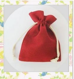 Natural Cotton Drawstring Pouch 