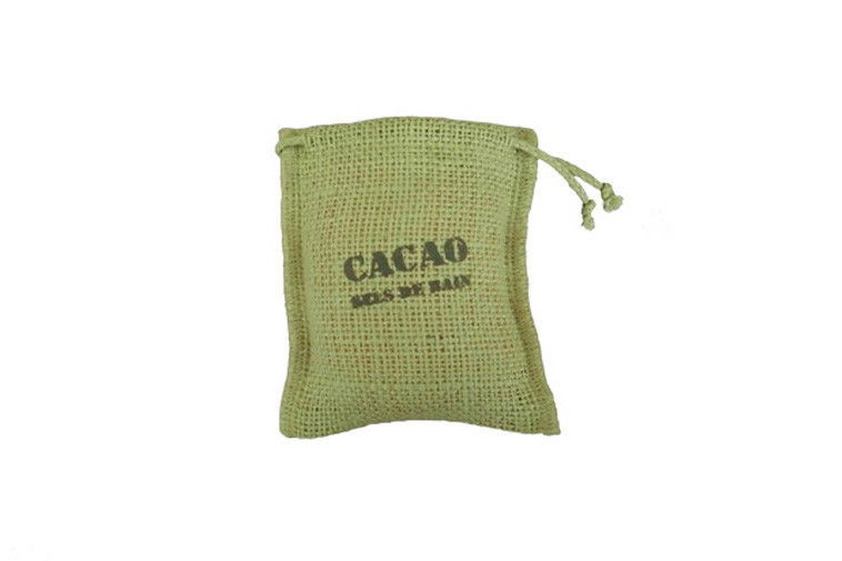 Mini Handmade Jute Drawstring Pouch For Spice Packing